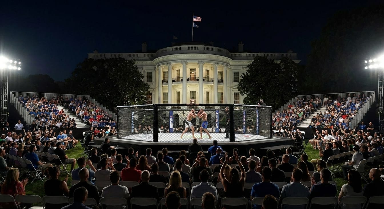 UFC on The White House's South Lawn (Illustrated)