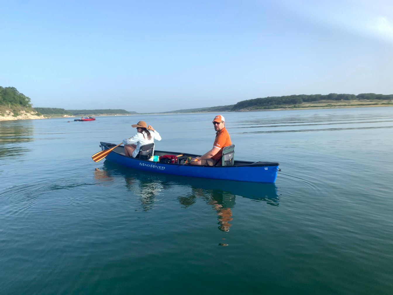 Canoeing Lake Georgetown