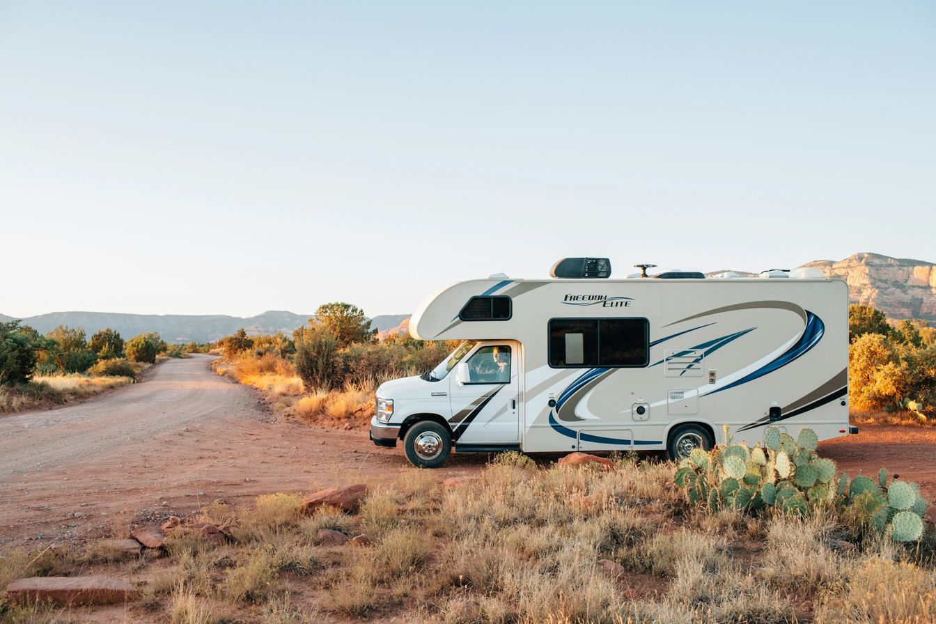 RV in the Arizona desert