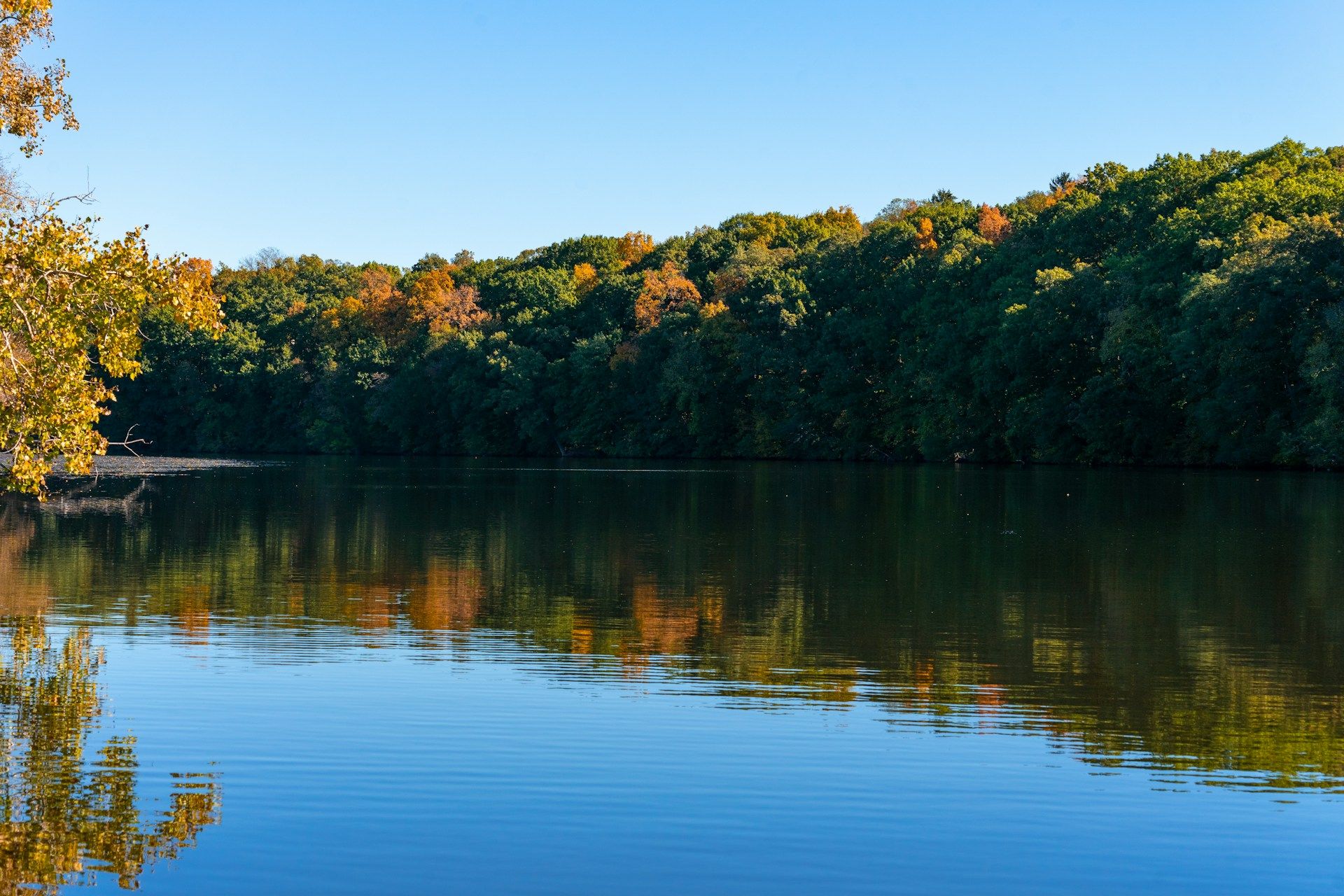 Large body of water in Ann Arbor