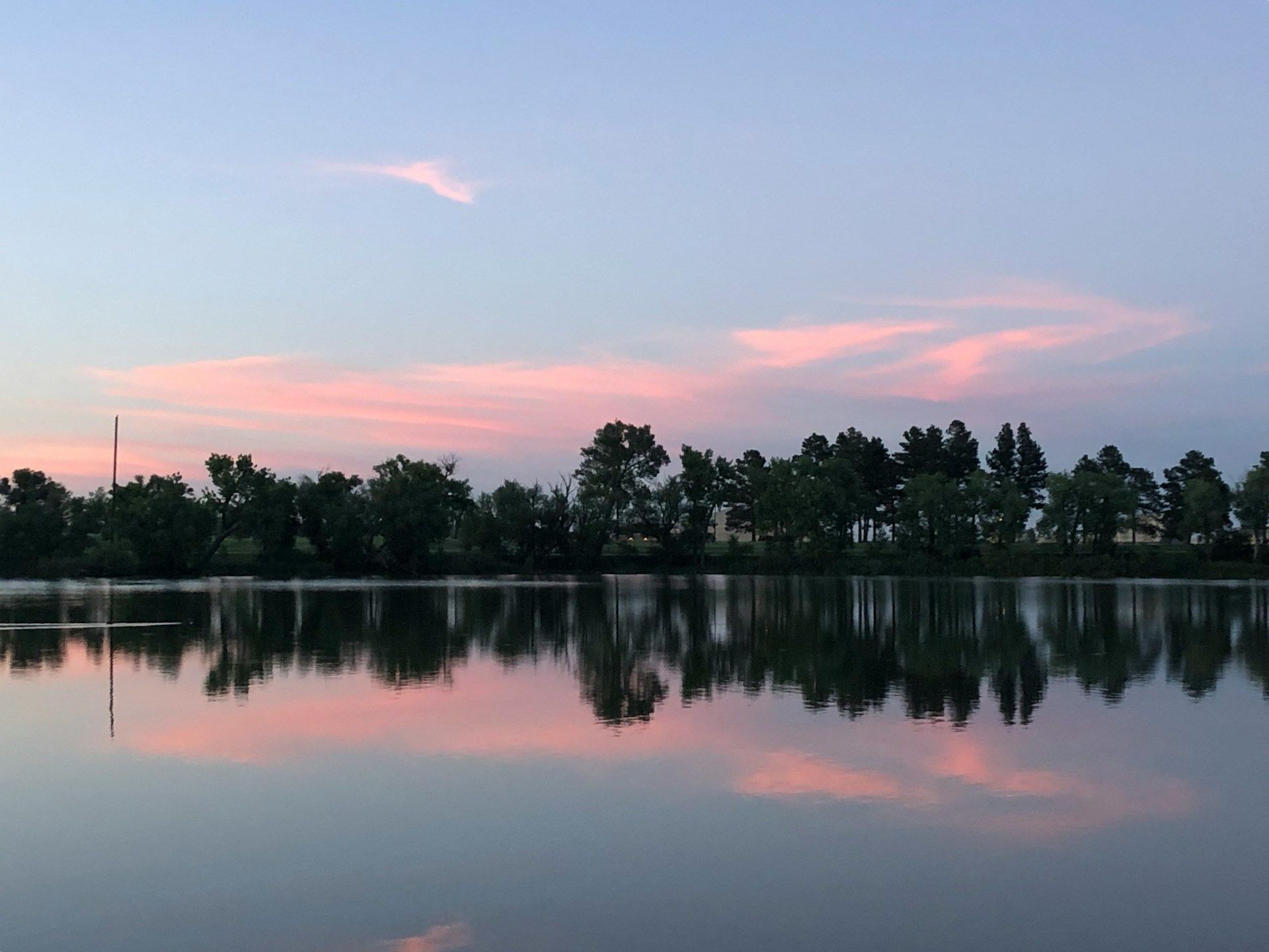 Trees and water in Cheyenne WY