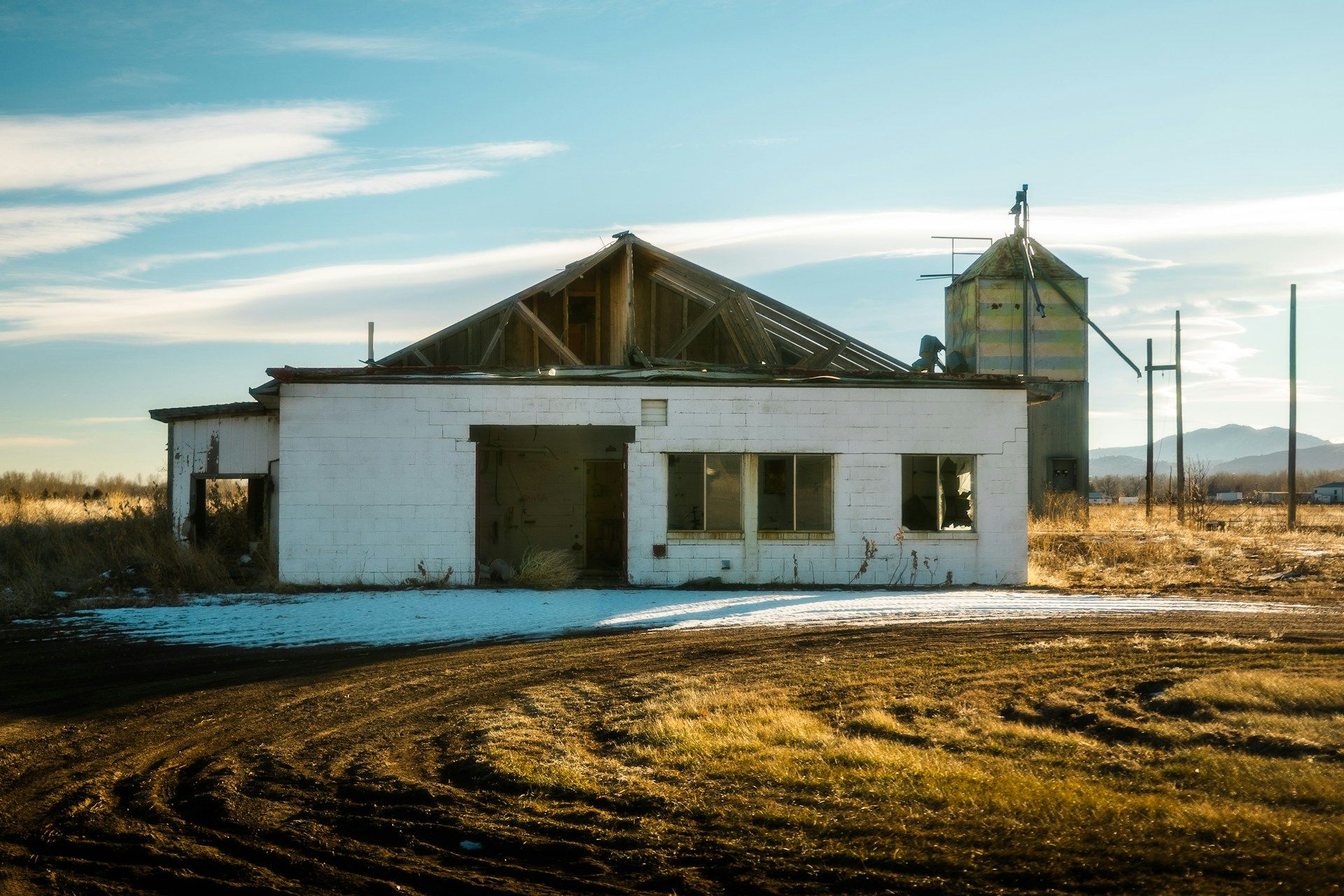 White and gray building in Fort Collins