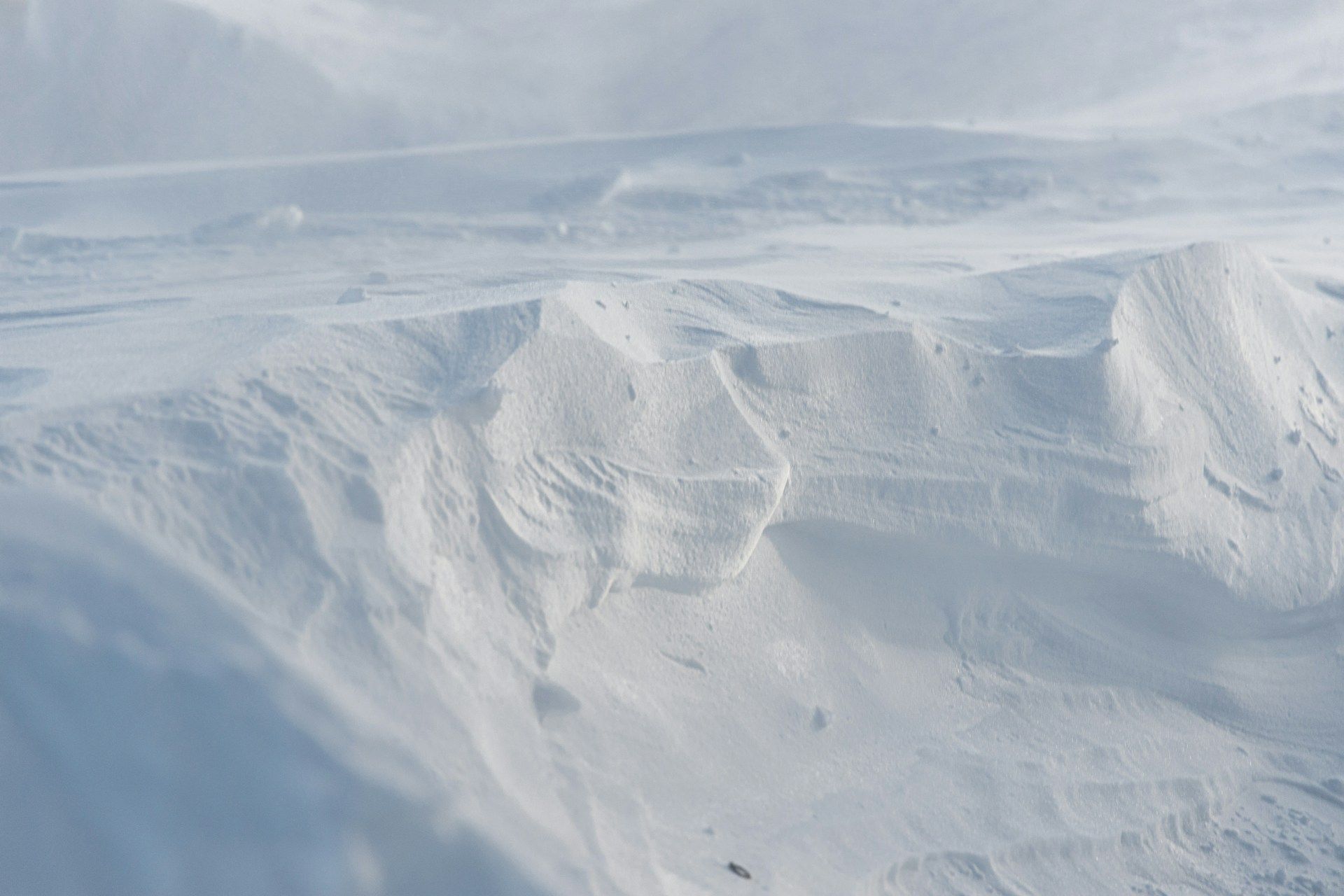 Skier on snowy slope in Kamloops BC