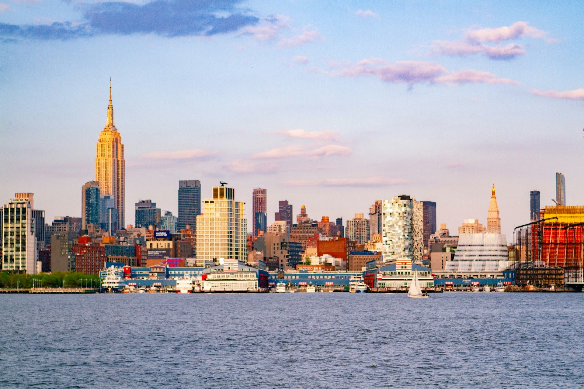 City skyline in New Jersey