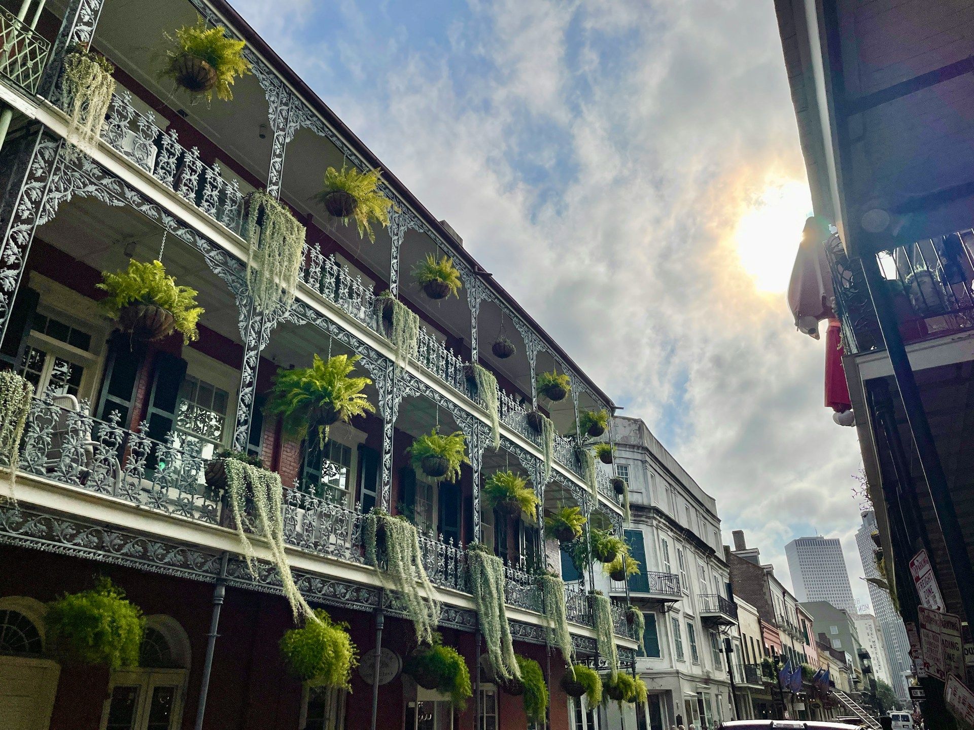 Downtown New Orleans Louisiana skyline view