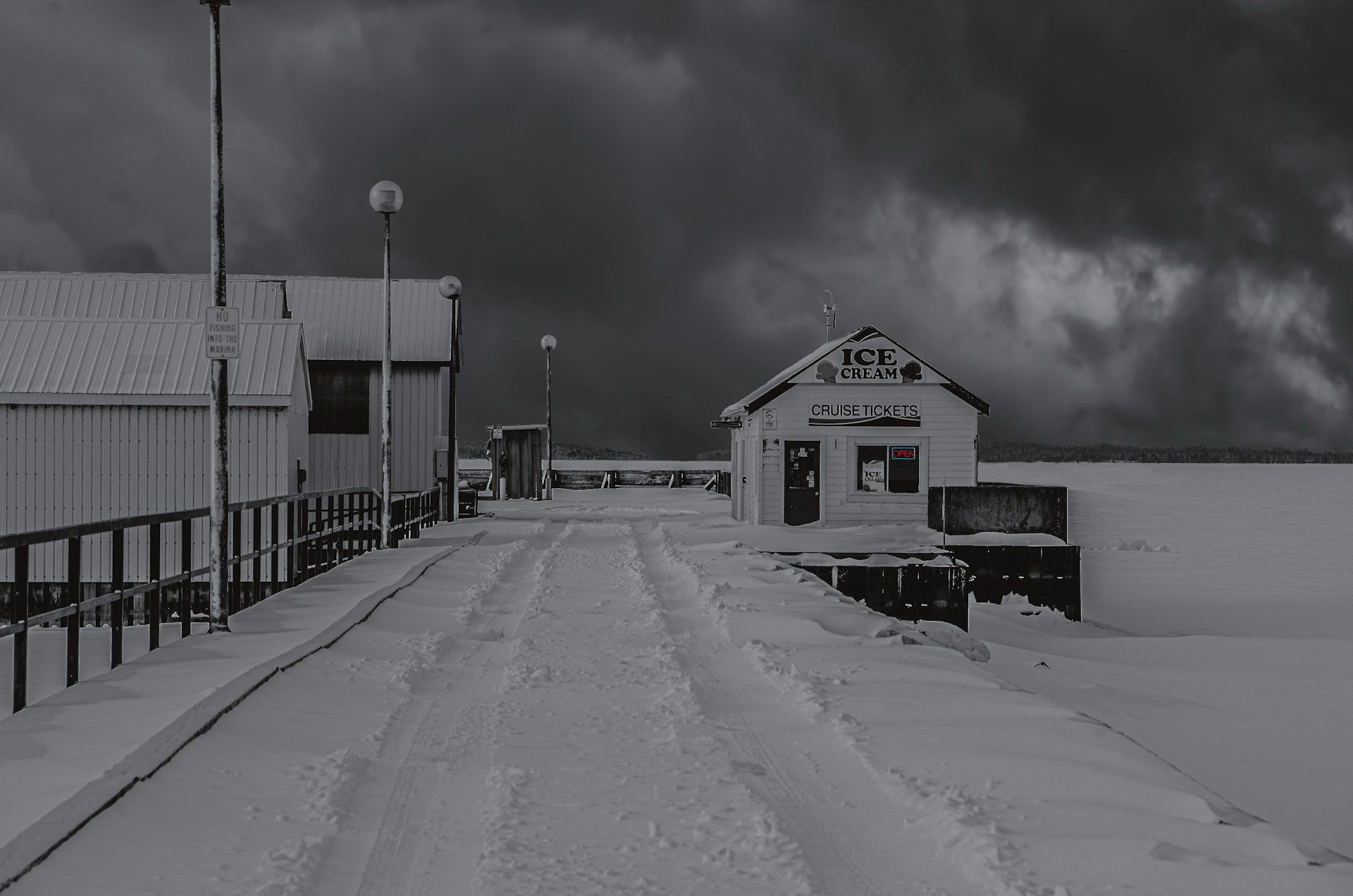 White and gray building North Bay ON