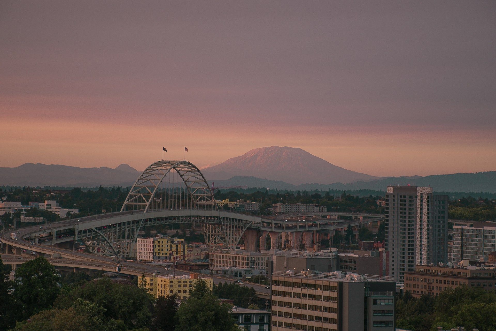 High-rise buildings in Portland OR