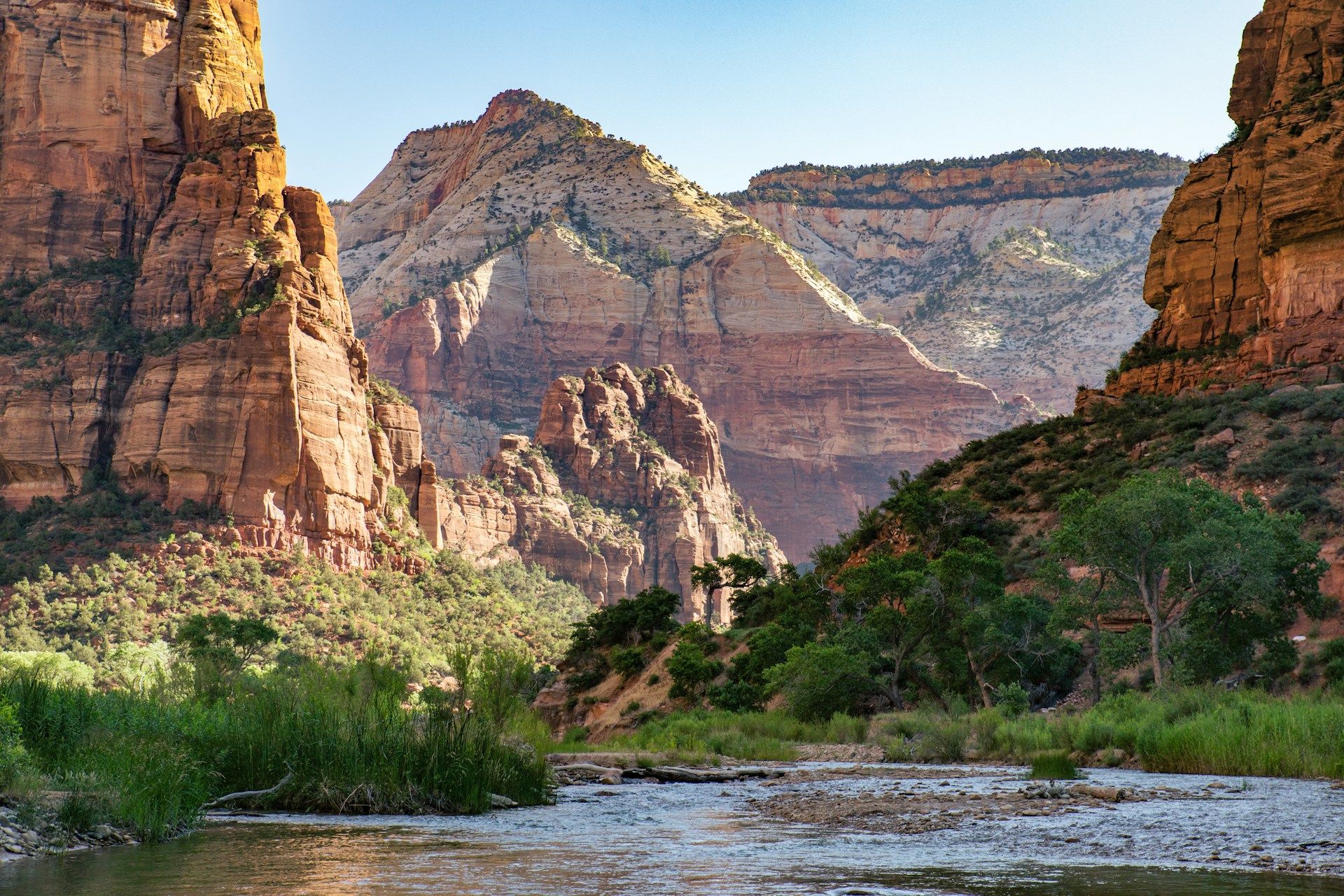 River in Zion National Park Utah