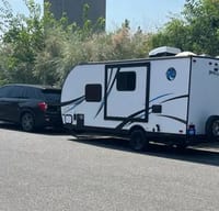 Haley's Palomino real-lite mini Travel Trailer