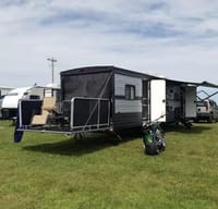 Matt's Forest River Grey Wolf 27RR Toy Hauler