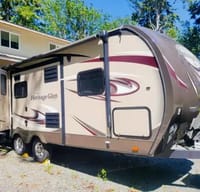 Clean Happy Travel Trailer
