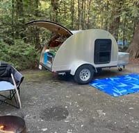 Adventure teardrop trailer 5x8 diamond in the rough