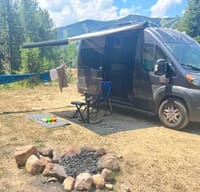Van-life Small Cozy Camper for off grid camping