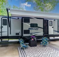 Roman's Keystone Bullet Travel Trailer