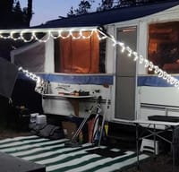 **Rocky the Roomy Popup Camper** A/C, Heat, Sink, Cooktop, Remote Work Space