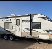 Adventure Awaits RV Rental Forest River Wildwood Travel Trailer