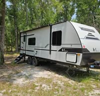 Kreiser's Winnebago travel trailer onsite or delivery