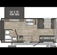 Chrissy's KZ Hybrid Travel Trailer