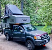 Scout  Olympic  Truck Camper + Optional Toyota Tundra