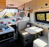 Coastin’ the camper van. Delivery available!