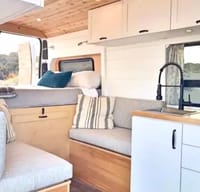 Clover the Campervan where modern farmhouse meets adventure!