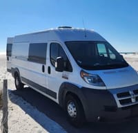 Betty White - HAS AC! - Campervan Sleeper - ProMaster Dodge '14