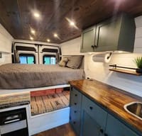 Betty White - HAS AC! - Campervan Sleeper - ProMaster Dodge '14