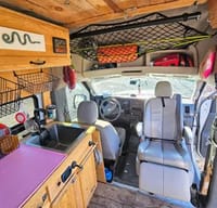 Bike ready & pet friendly, meet Envy the Nissan NV! A cozy adventure to-go.