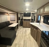 Michael 's bunkhouse trailer with KING bed