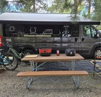 Kate's FULLY-EQUIPPED, bike-ready, Class B camper van