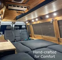 One of a Kind Classic Woody Camper-van Sleeps 4/5 Ideal for Van Life & Stealth Camping