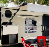 PEAK N’ C Adventures Pet friendly Jayco Bunkhouse Travel Trailer