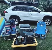 Toyota RAV4 Hybrid AWD,  RoofNest Camper top 43MPG