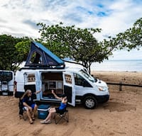 2016 Upgraded Conv Camper Van Ford +NEWCamper Top