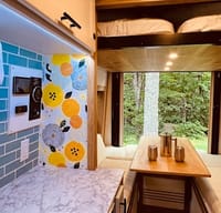 Camper Van Seats & Sleeps 4