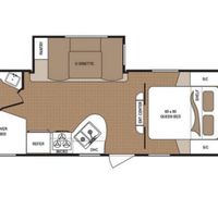 2020 2340ATS Outdoor Kitchen dbl bunks Slide out