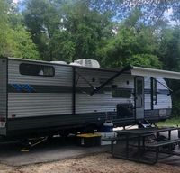 Joe & Carol's 33' Family Camper sleeps 8