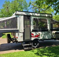Popup Camper w/ Cargo Deck