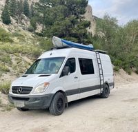 Off-grid campervan