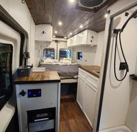 Campervan - Falkor -Off Grid A/C! Transit 6'5" Hot Showers 40gal water