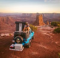Jeep Wrangler Unlimited Sahara w/Pop Up Camper and all camping gear!
