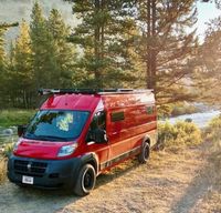 Explore with Ahi the big red van! 2018 Promaster - seats 4!