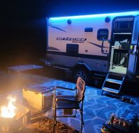 SUV towable 2022 Jayco Jay Feather Micro with bunks and solar