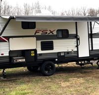 2020 Forest River Wildwood FSX under 5000 and able to pull it with your SUV