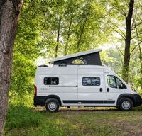 Stargazer: 2022 Winnebago Solis with sofa bed and 6 seat belts