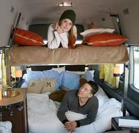 Wandervans Large Campervan with Built-in Heater 2 Queen Beds
