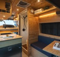 2023 AWD Ford Camper Van w/ Off-Grid Power and Water