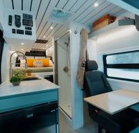2023 AWD Ford Camper Van w/ Off-Grid Power and Water