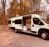 Minty Fresh - Off-Grid Capable Camper Van with Heater + AC