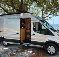 So Santai ~2020 Ford Custom Transit with Rooftop sunset viewing!